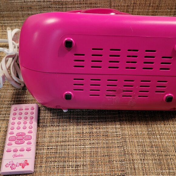 MATTEL Barbie DVD Blossom Player W/ Remote & AV Cord - Works See Video!! - Picture 9 of 15